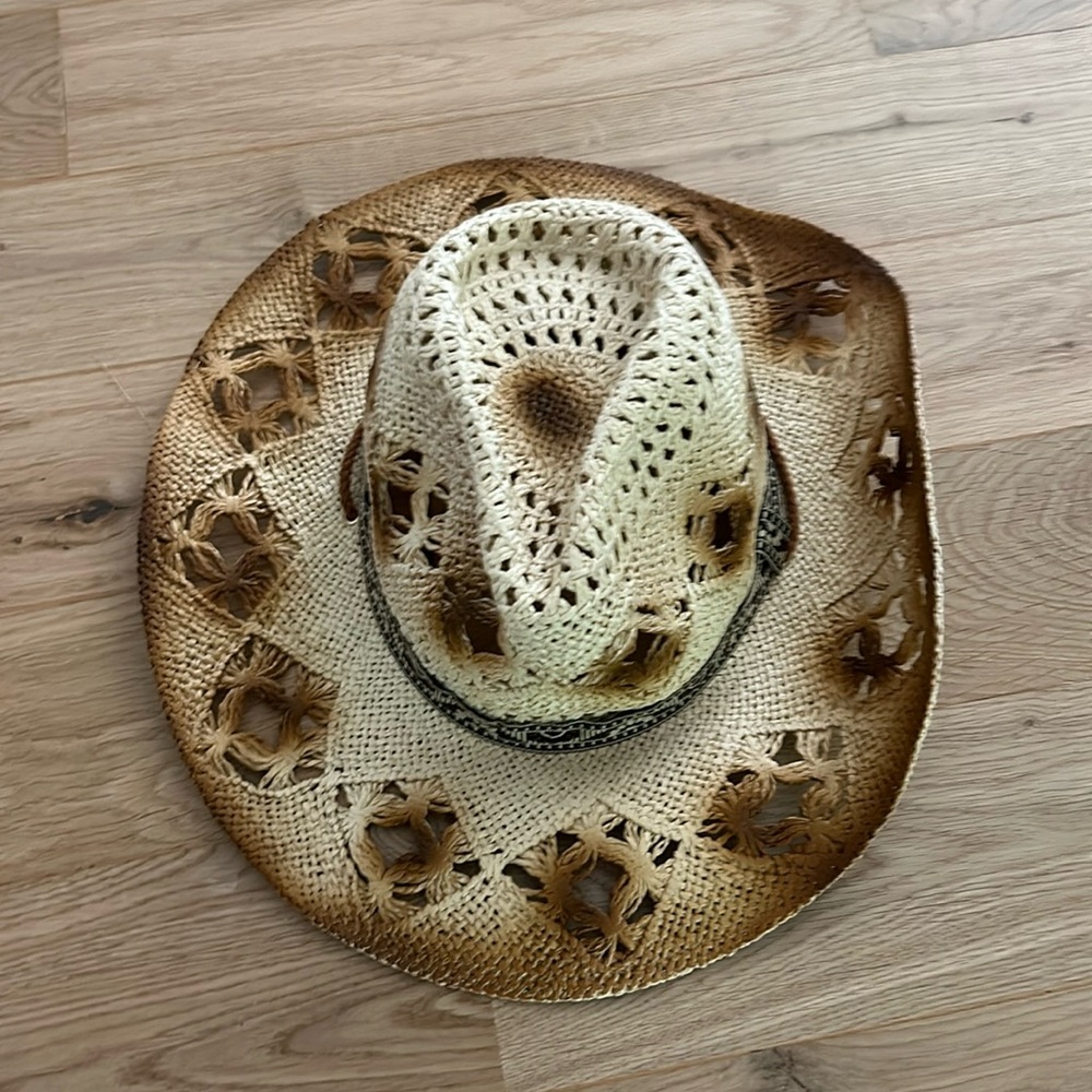 Straw cowboy hat